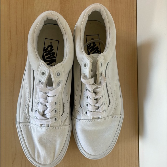 White platform vans - Picture 5 of 6